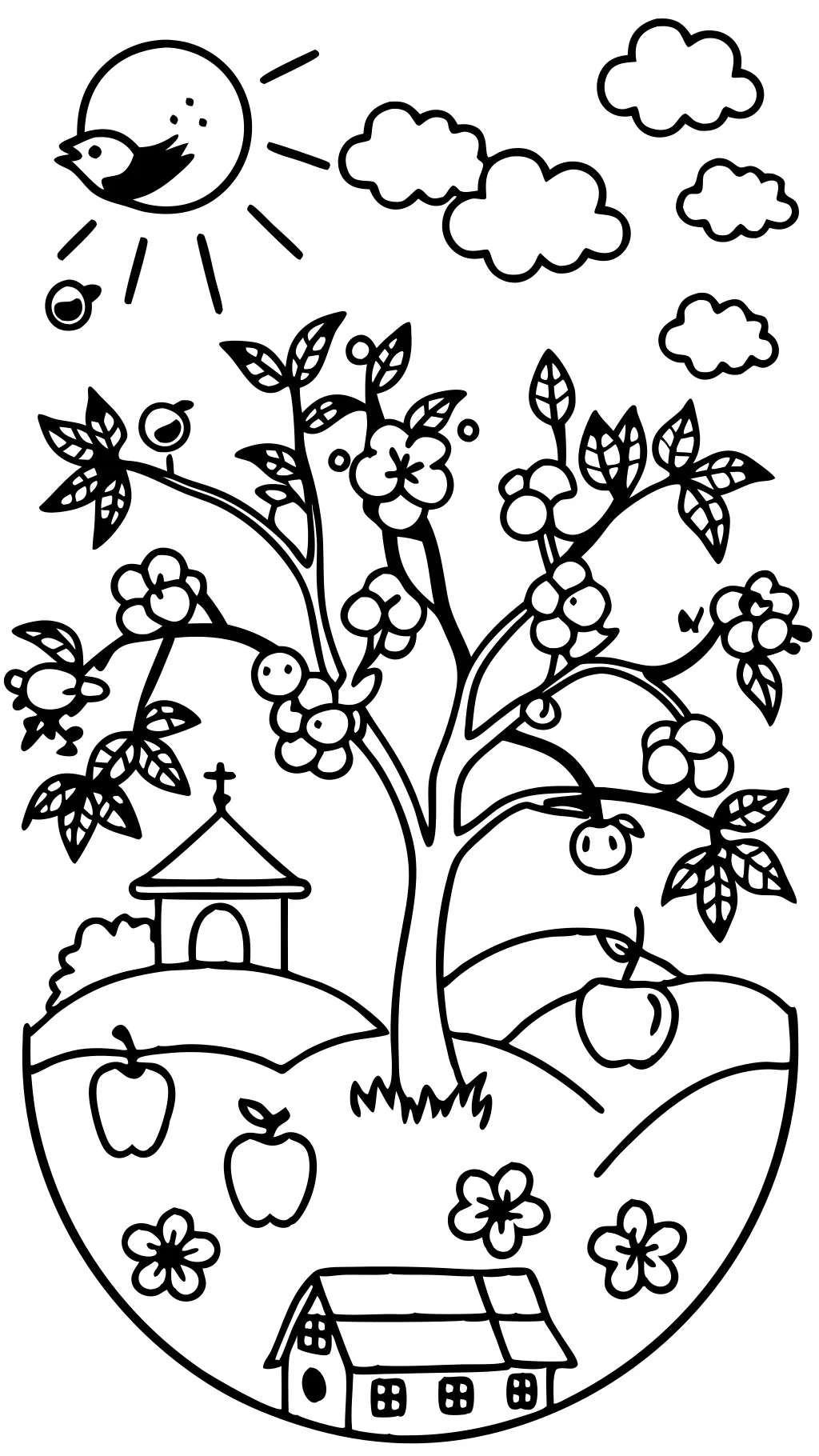 coloring pages cherry